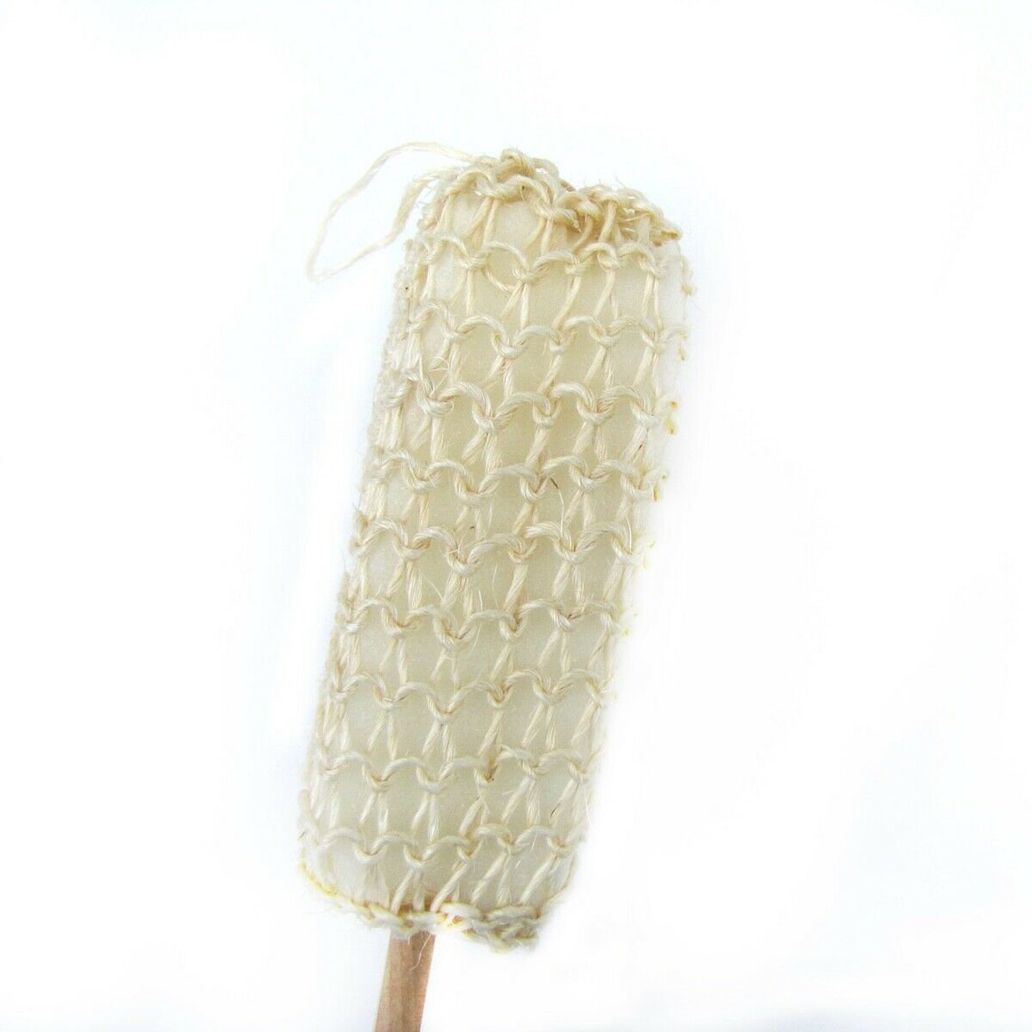 Wood handle loofah brush Loofah exfoliating Body brush Etsy