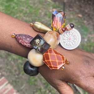 Bracelets unisexes, Bracelets tendance, Bracelets de perles Krobo, Bijoux africains, Gros bracelets, Bracelets colorés, Perles du commerce