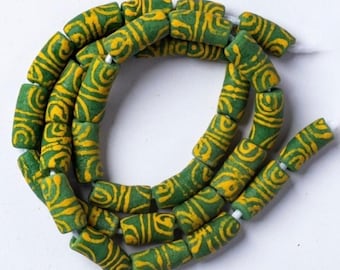 Handmade Krobo Glass Beads, Ghana, Recycled Beads for Jewelry Making