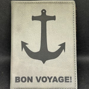 Passport Holder | Bon Voyage! | Customizable Option Available