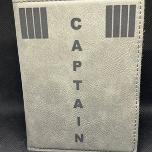 Passport Holder | Captain (Bars) | Customizable Option Available