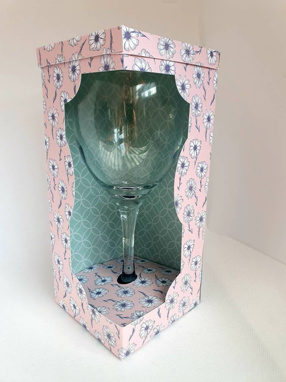 SVG Wine Glass Gift Box/display Box DIGITAL DOWNLOAD Etsy