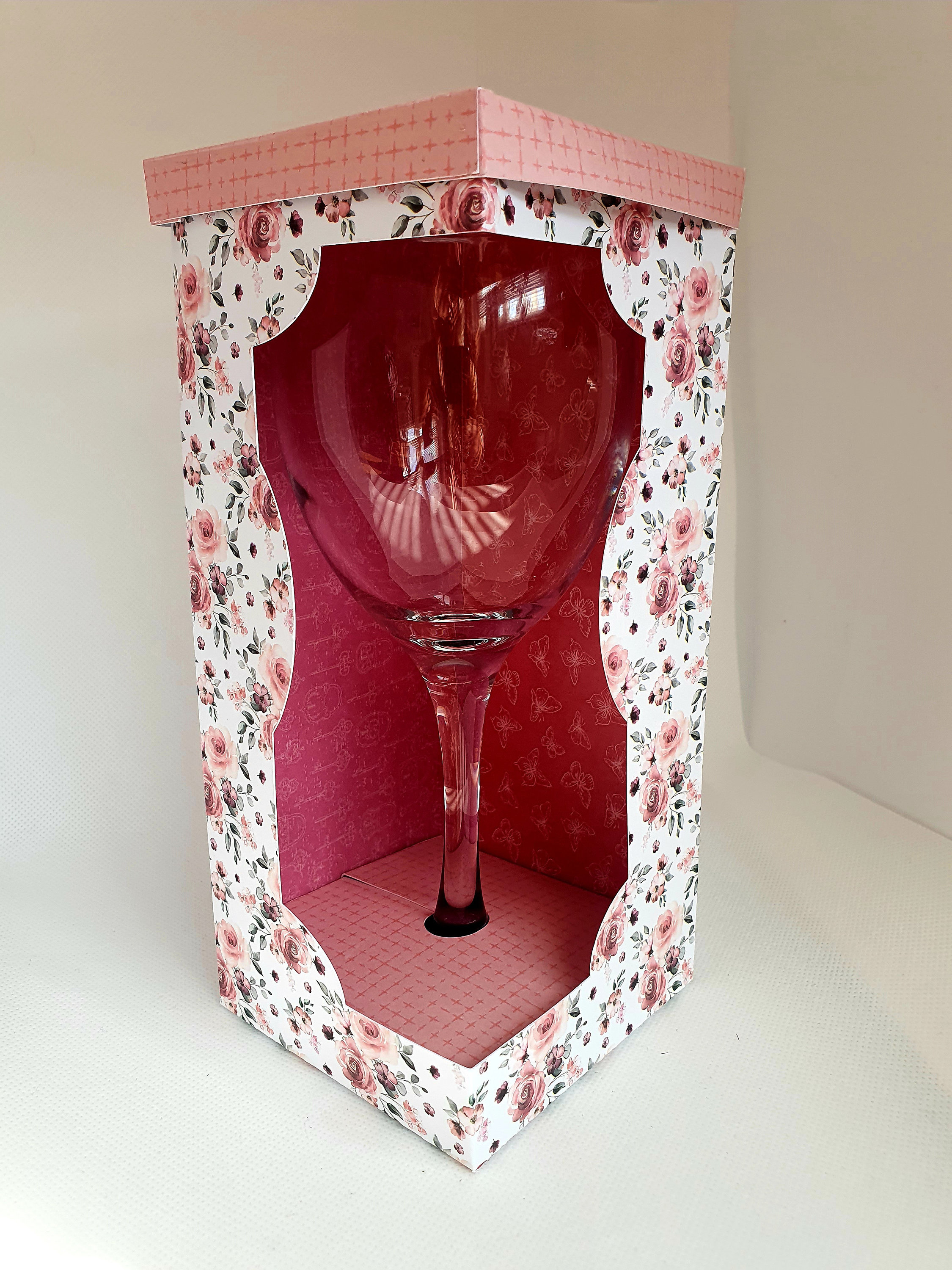 SVG Wine Glass Gift Box/display Box DIGITAL DOWNLOAD Etsy