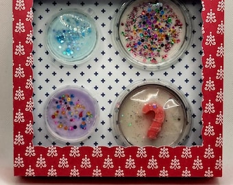 SVG - Display box for 2 x 1oz + 2 x 2oz wax melt pots  - DIGITAL DOWNLOAD