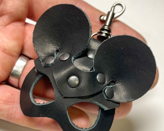 DIY PDF Pattern - Leather Key Chain Charm Mouse