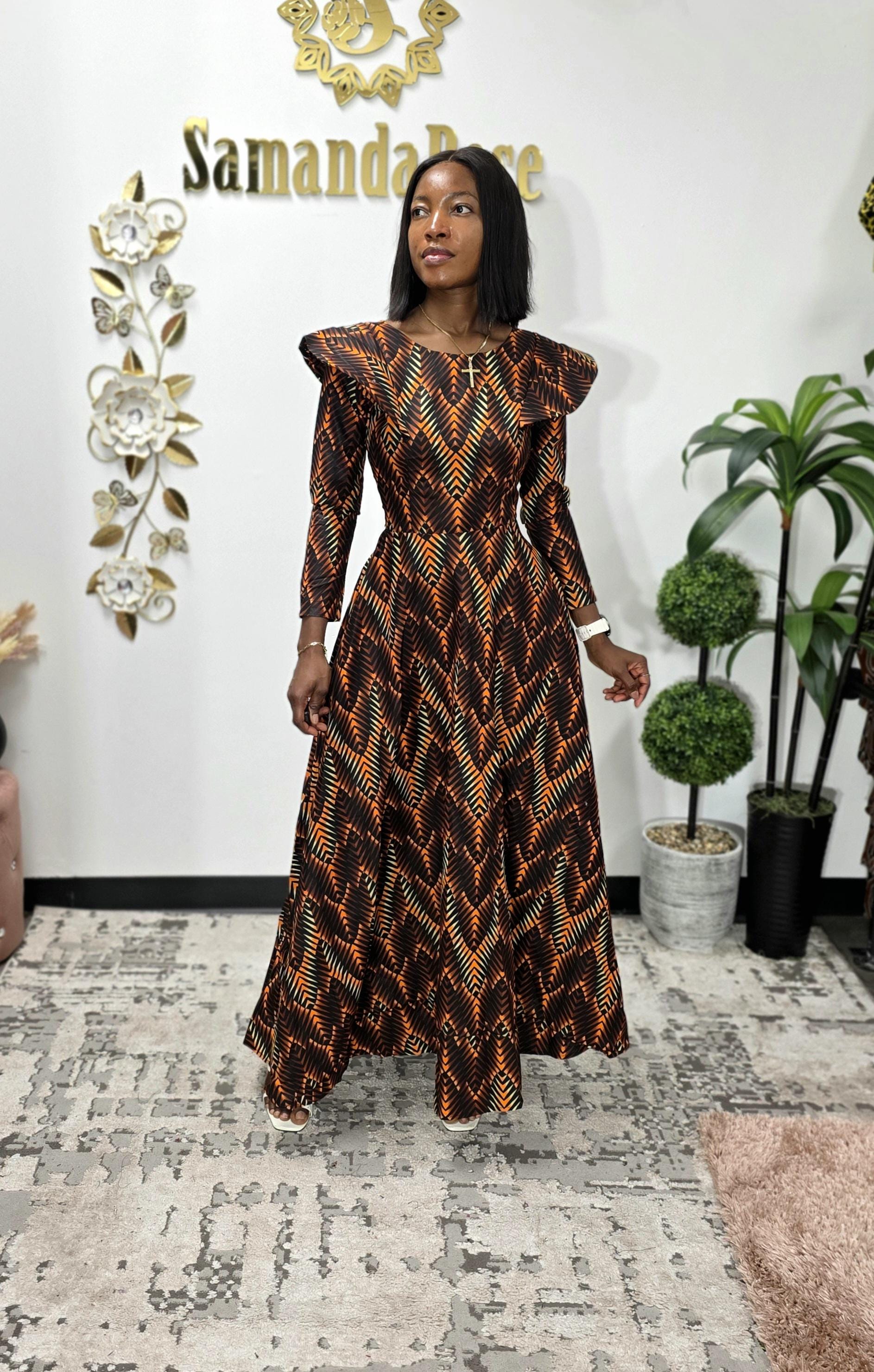 Ankara Maxi Dress