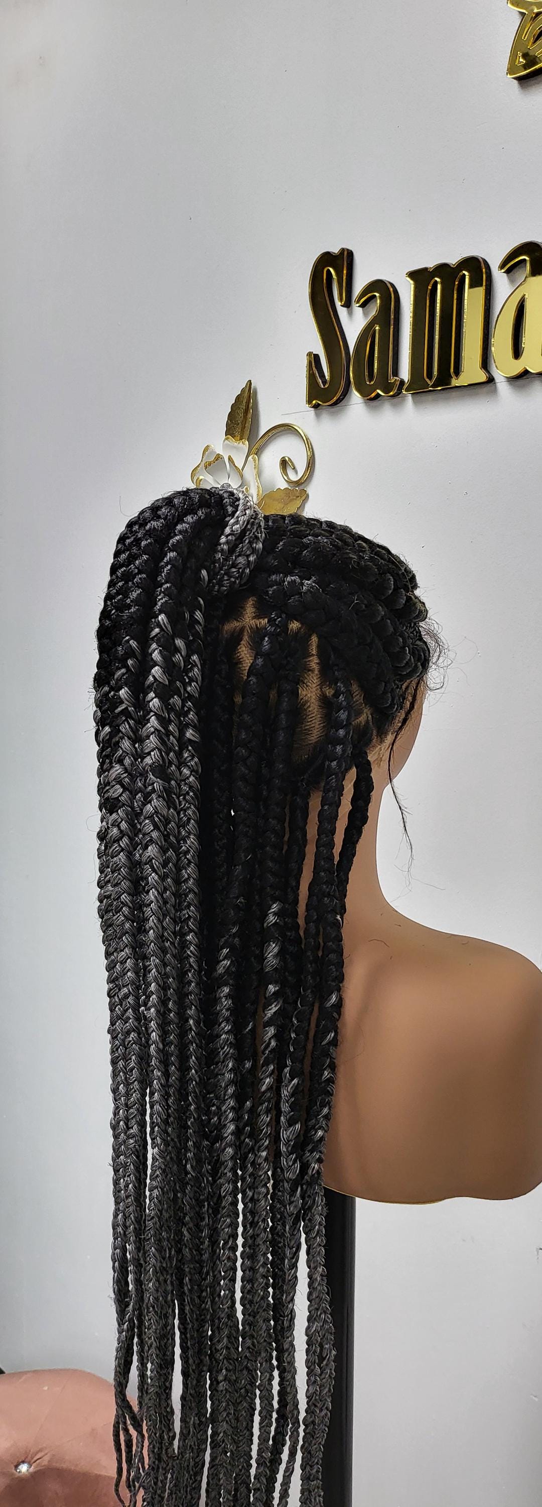 Braided Wig: Full HD Lace Wig - Etsy