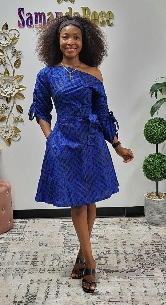 slim fit dress slacks African Print Sleeveless Flared Maxi Dress main image 1