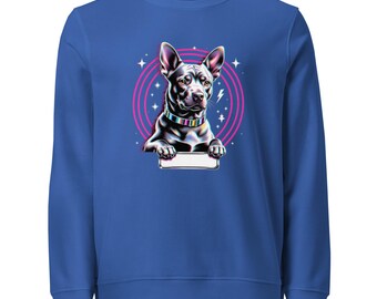 Pit Bull Mom Shirt, Neon Retro Dog Lover Tee, Bully Breed Apparel