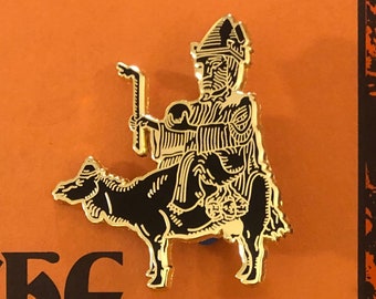 King Paimon Emaille Pin Goth Fashion Punk Style Geschenk für Heiden und Horror Fans
