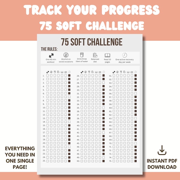 75 Soft Challenge Tracker