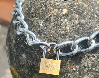 The ‘Gender Bender’ Chunky Padlock Necklace