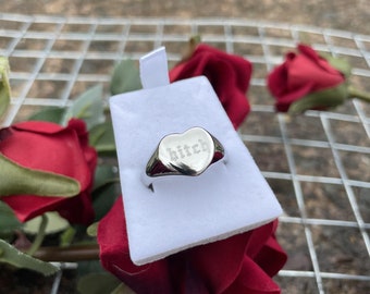 Alter englischer bitch ring - Gravierte Ringe - Edelstahlringe - Edelstahlschmuck - Personalisierte Ringe