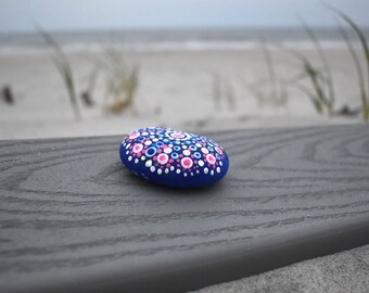 Hand-Painted Rock; Meditation Rock; Zen Garden Rock; Empowerment Rock; Garden Decor; Office Decor; Encouragement Rocks for Hiding; Dot Art