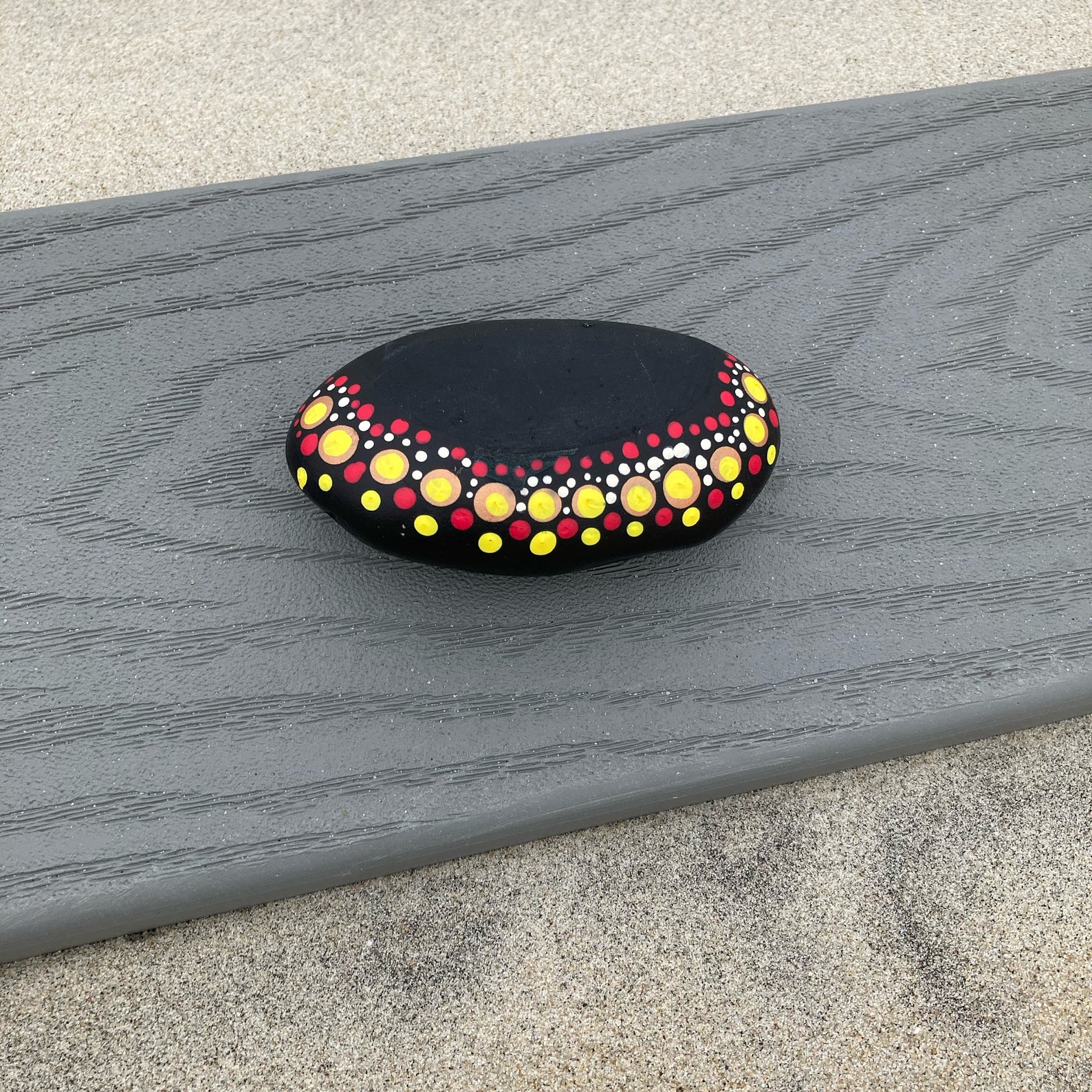 Hand-painted Rock; Meditation Rock; Zen Garden Rock; Empowerment Rock ...