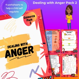 Dealing with Anger Resource Book 2 | Managing anger | Emotions | Mental health | For kids |Wellbeing