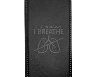 It  is the Reason I Breath, Laser Engraved Case For Iphone 12 Pro and Max, TPU Shockproof Case, Leather Case, Magnetic Case, Iphone Case.