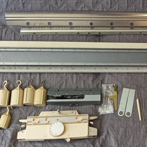 Brother KR810, KR830, KR850 ribbers for standard knitting machines: KH830, KH836, KH840, KH860, KR 881, KH890, KH910, KH930 and above.