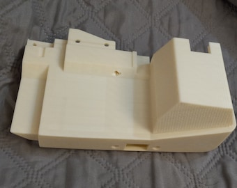 Replacement right-hand side end-cap for Brother knitting machines KH910, KH930, KH940. Might fit KH950.