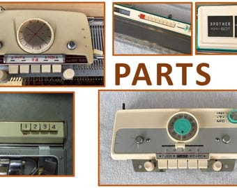 Parts for 4- and 8-pushbutton knitting machines: KH551, KH550, KH531, KH521; KH580, KH581, KH552, KH585, KH710