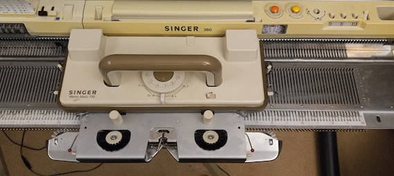 X201 SILVER REED my studio 6.5EL 電子編み機 SK860 現状品 / シルバーリード マイスタジオ Casting On and using the Studio Electronic Knitting Machines