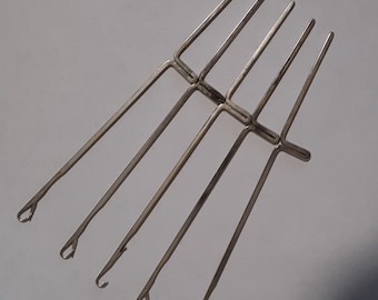 New Replacement needles for bulky 9 mm gauge knitting machines Brother KH260 and KH270. Set of 5.