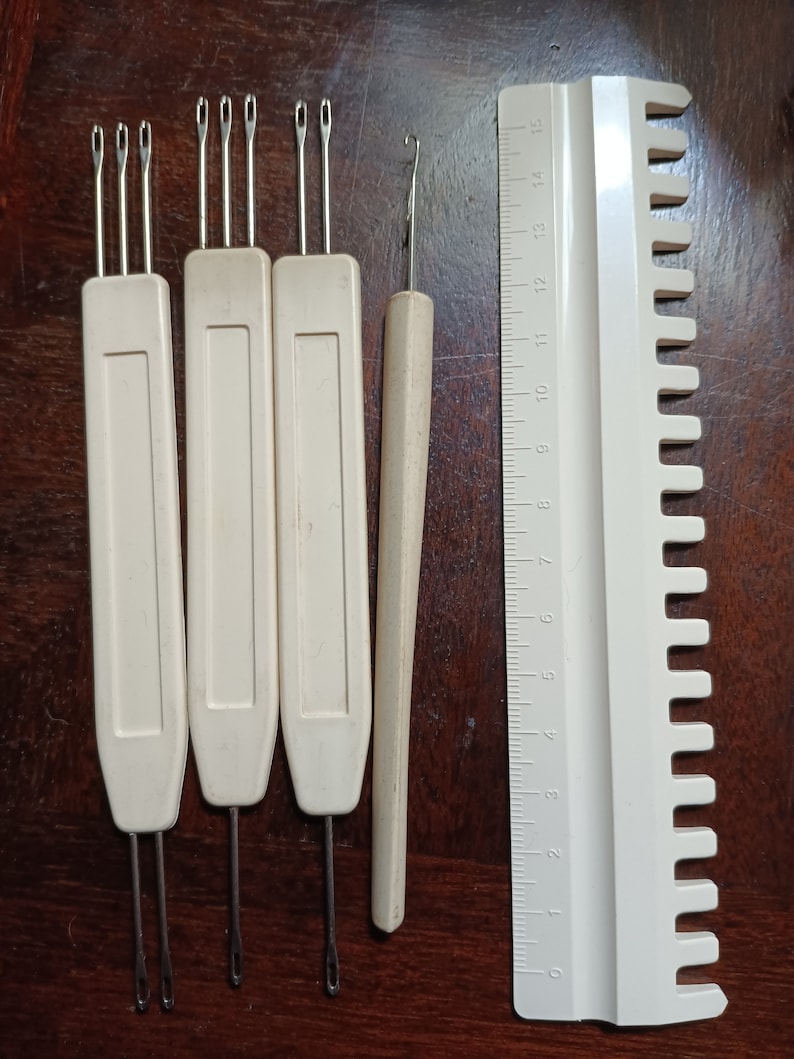 Set of Stitch Transfer Tools and a Needle Selection Comb for Standard ...