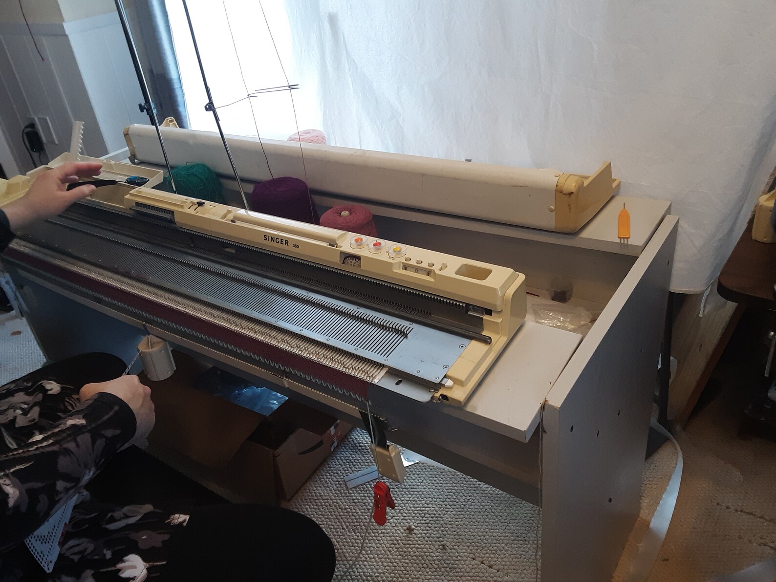 Singer / Studio Memo Matic 360K Knitting Machine With Punch Etsy