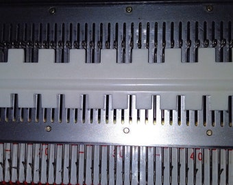 2x2, 2x1 Needle selection tool, needle pusher,  for standard knitting machines and ribbers: Studio 360K, Brother KH830, Silver Reed SK280