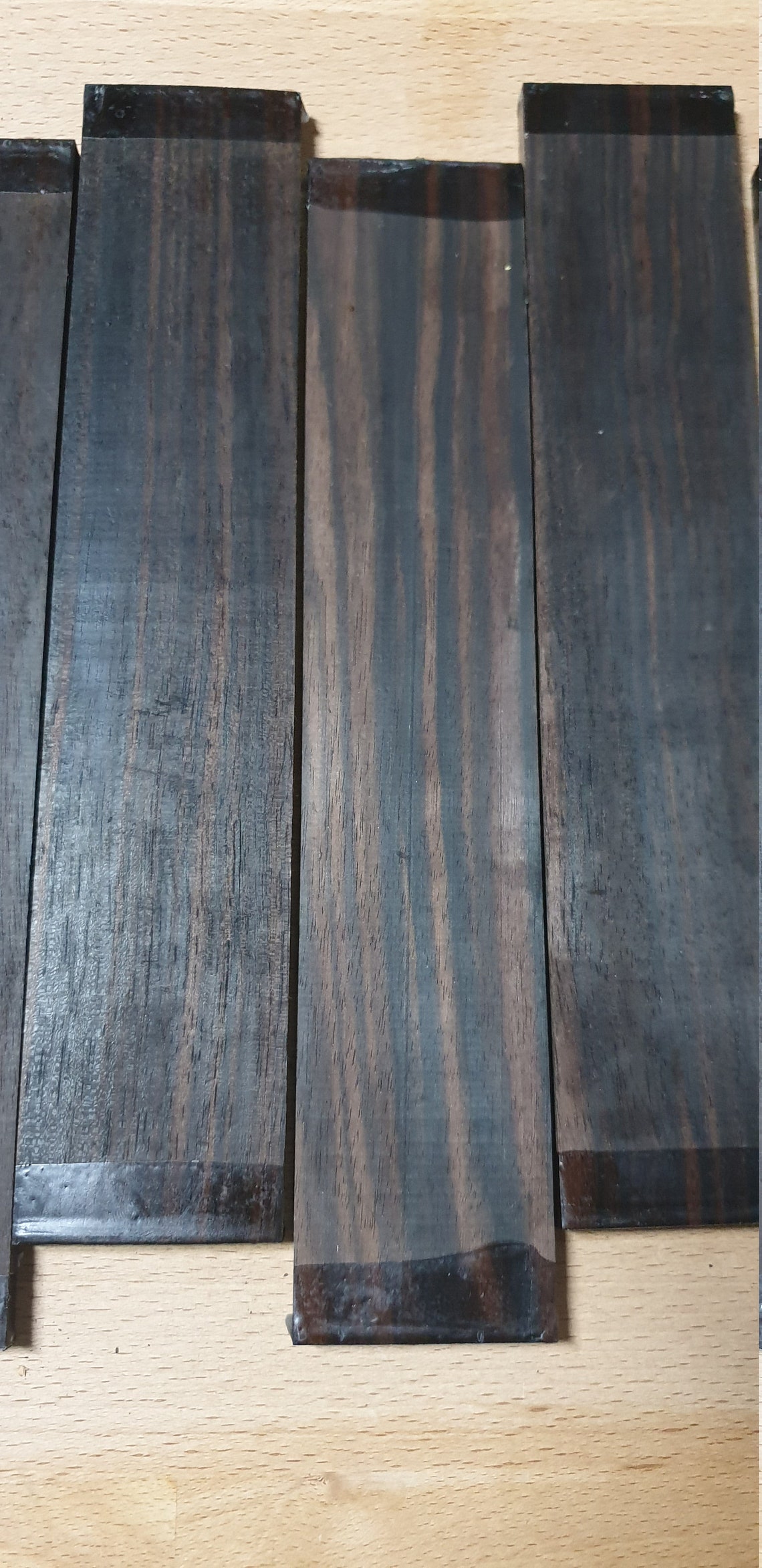 Macassar Ebony Fretboard / Fingerboard Blank Etsy