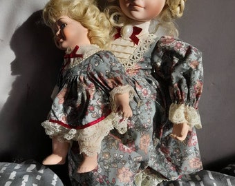 Haunted porcelain  dolls /vessels(Martha and Esther)