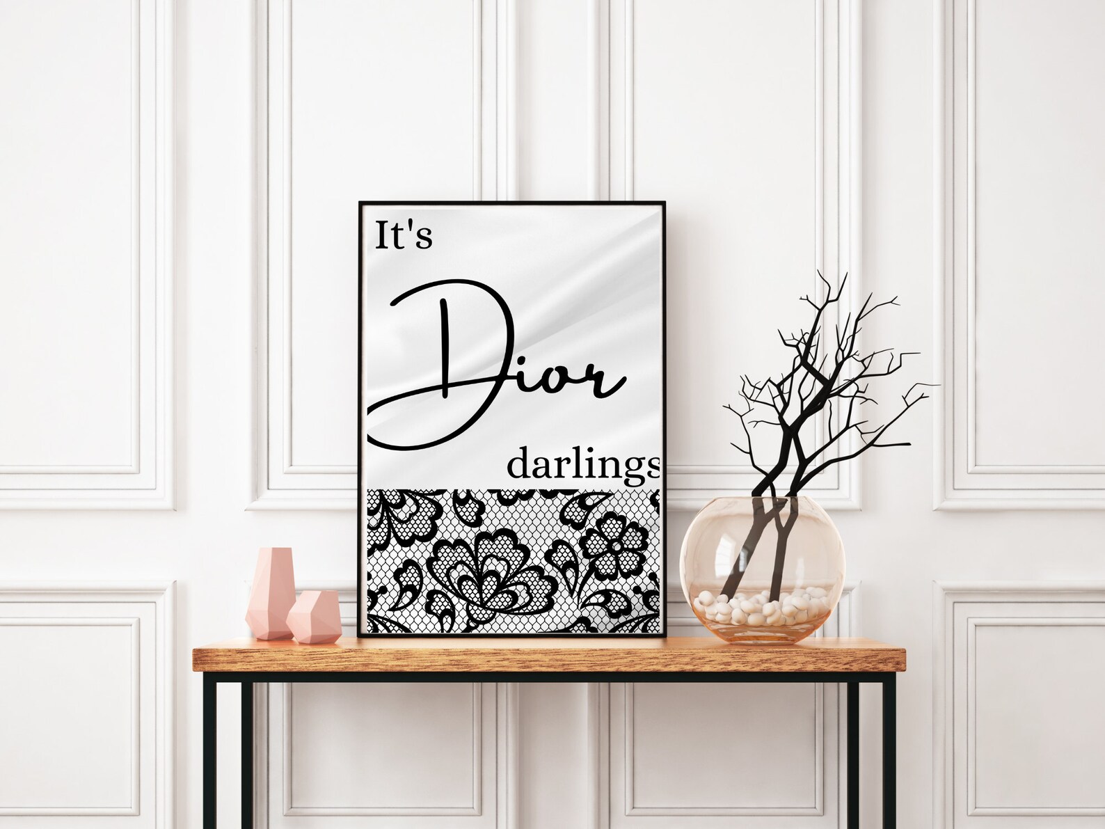 DIOR Wall Art Poster Fashion Wall Art Digital Download Etsy