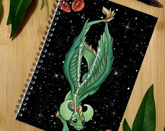 Taurus Inspired Dragon Spiral Notebook | Dragon Notebook | Zodiac Gifts | Taurus Gifts |