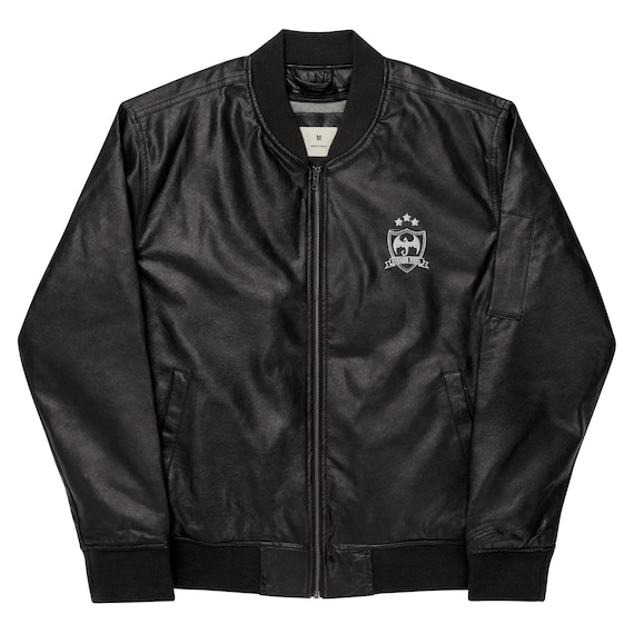 Xaden Riorson Leather Bomber Jacket NO Back | Fourth Wing