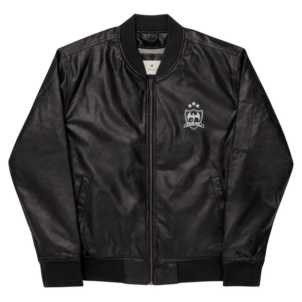 Xaden Riorson Leather Bomber Jacket NO Back | Fourth Wing Sweatshirt | Fourth Wing Merchandise | Officially Licensed Merch | Bookish Merch |