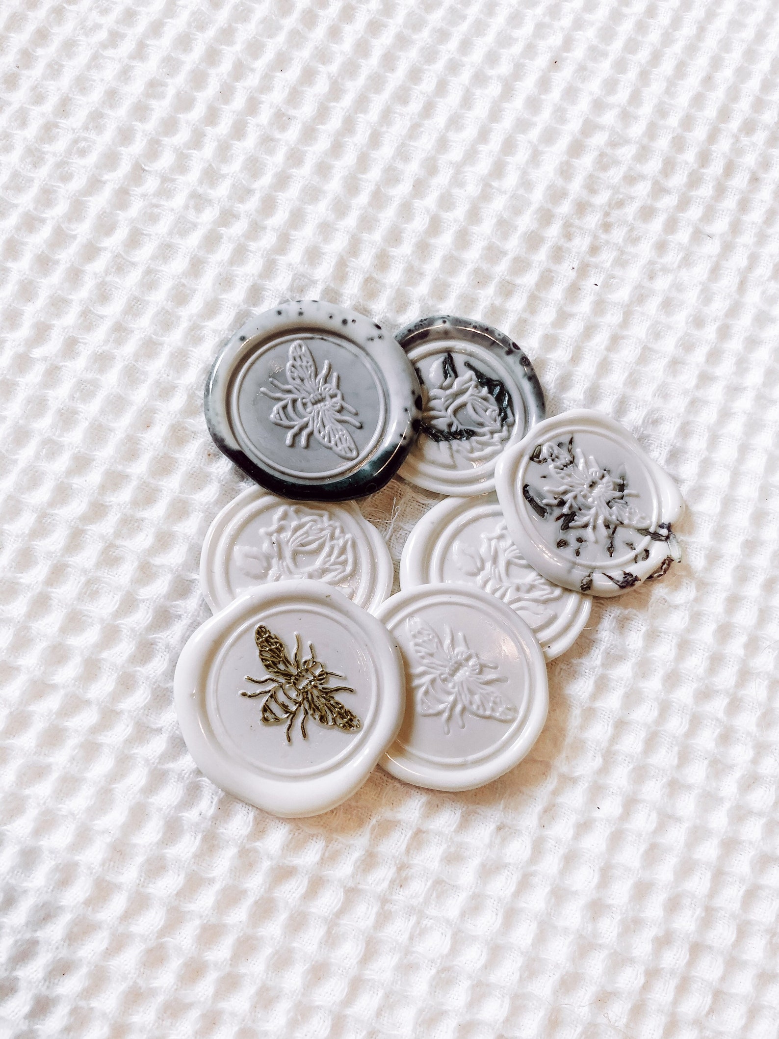 Self adhesive wax seals Bee Etsy