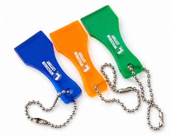 Custom Lottery Scratcher Keychain, Personalized Ticket Scraper Tool,  Promotional Giveaway Gift, Portable Pocket Scratcher