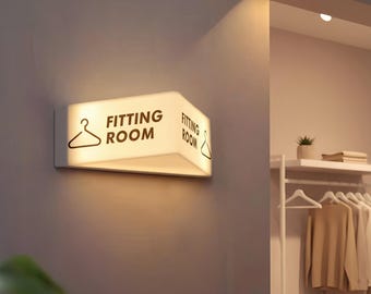 Triangle Acrylic Full Lit Light Sign, LED Wall Mounted Storefront Sign, Personalized Logo Light Box