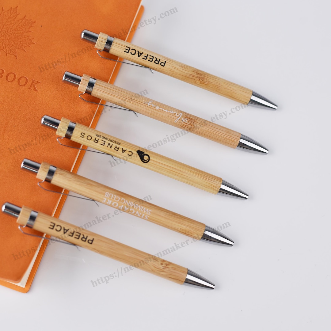 Custom Ballpoint Pens Bulk With Logo, Personalized Click Pens for ...