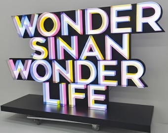 Custom Colorful Acrylic LED Letters Sign, Personalized Illuminated Light-Up Letters for Home, Business, Events, and Wall Decor