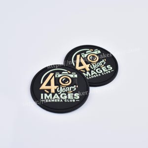 Custom 3D PVC Iron-On Patches for Hats, Bags and Uniforms, Personalized Durable Patches for Clubs and Events, Customized Promotional Patches