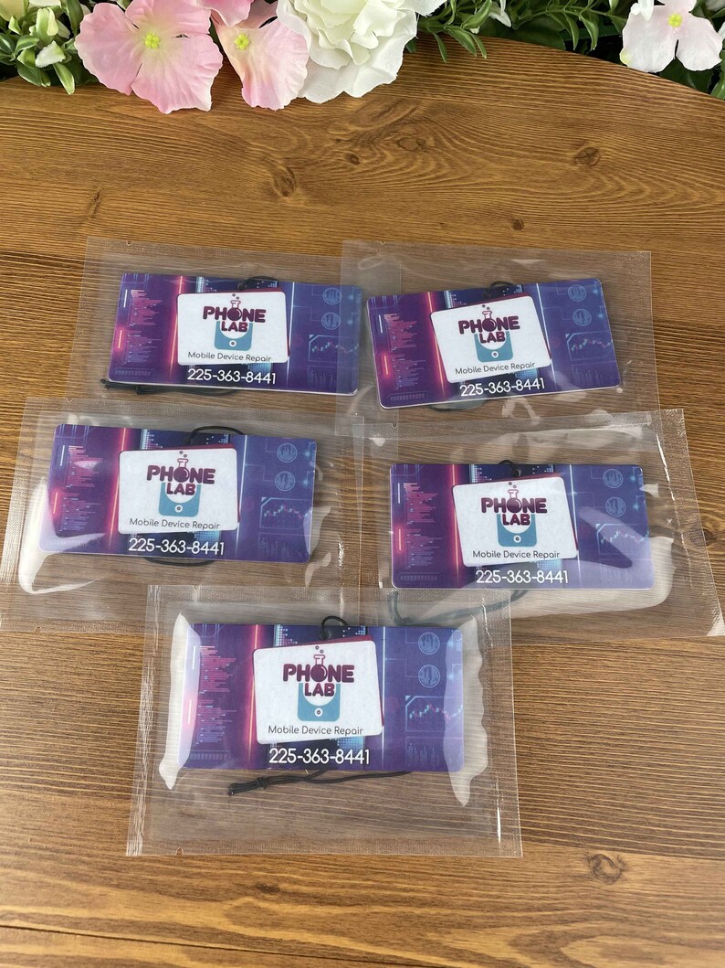 100pcs Custom Car Air Freshener Personalized Air Freshener Etsy