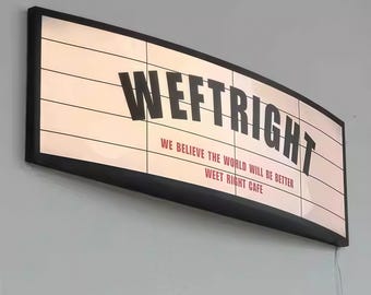 Custom Curved LED Light Box for Outdoor Advertising, Personalized Sign for Retail, Business and Commercial Displays