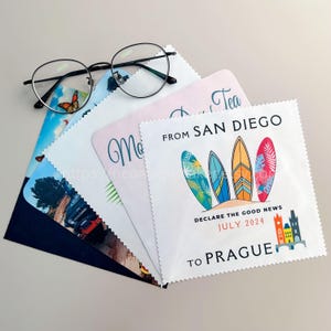Custom microfiber glasses cloth in bulk, soft wiping cloth for screen, personal gift with logo, glasses cloth for business