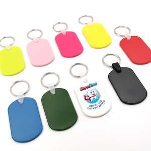 100 Pcs Personalized Keychaims, Custom Motel Hotel Key Tags,Printed Logo Promotional Gift