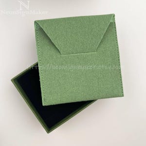 Custom 100Pcs 8*8cm Green Jewelry Pouch, Anti-Oxidation Bag, Ring Jewelry Storage Bag, Perfect Gift For Her