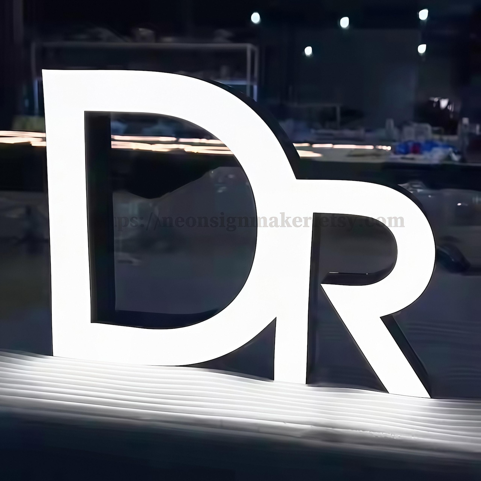 Custom 3D Steel Front Luminous Letter Signs - Personalized LED Backlit ...