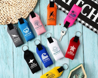 Custom Logo Floating Buoyant Keychain for Boat & Water Sports Gift for Fishing Sailing