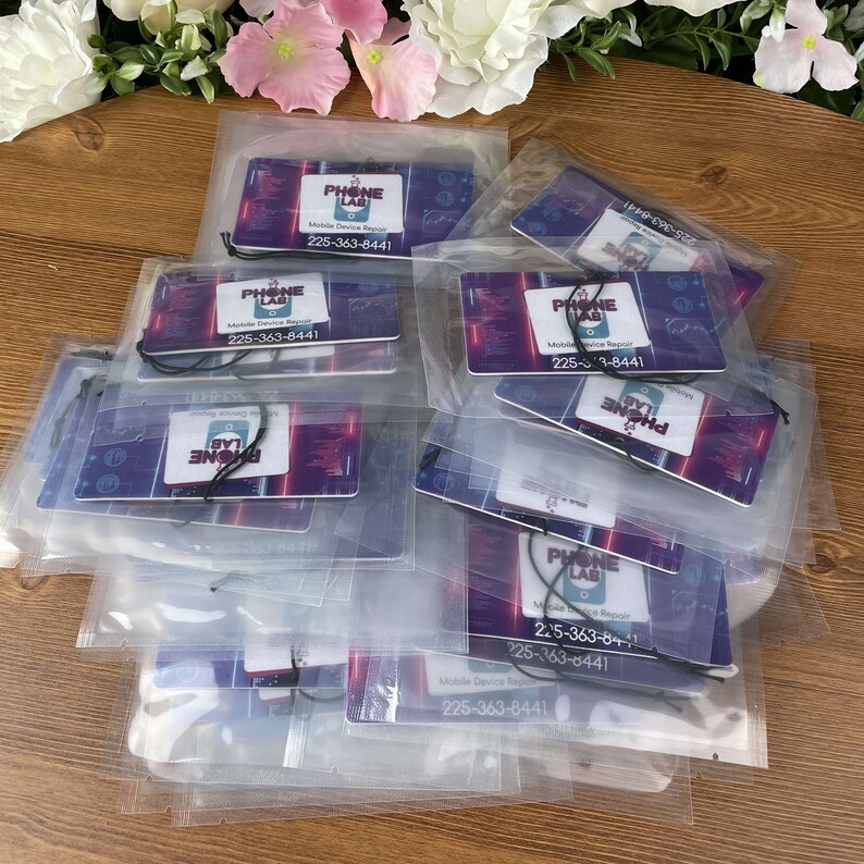 100pcs Custom Car Air Freshener Personalized Air Freshener Etsy