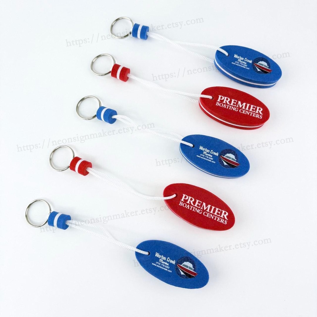 Custom EVA Boat Key Tag, Personalized Floating Foam Keychain, Travel ...